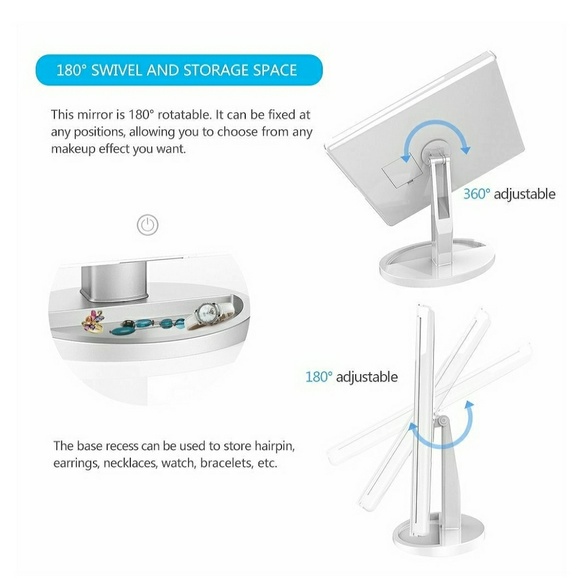 EUC EASEHOLD BRAND 35 LED LIGHTED VANITY MIRROR - Picture 4 of 8